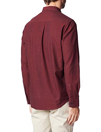CAMISA BÁSICA PF ML Oxford Black Reserva, Masculino, Bordeaux, M