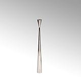 Vernickelt Lambert Taza Standleuchter gehämmert mittel Vern H125 Metallaccesoires, Silber, One Size