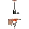 EAST OAK 50,000 BTU Patio Heater with Sand Box, Patio Heater Reflector Shield for Extra Heat Reflecting Power, Enegy Saving and Directional Heating, Green