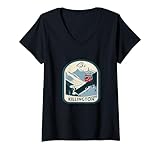 Photo Gallery donna sci killington vermont retro vintage style sci maglietta con collo a v Photo Gallery donna sci killington vermont retro vintage style sci maglietta con collo a v