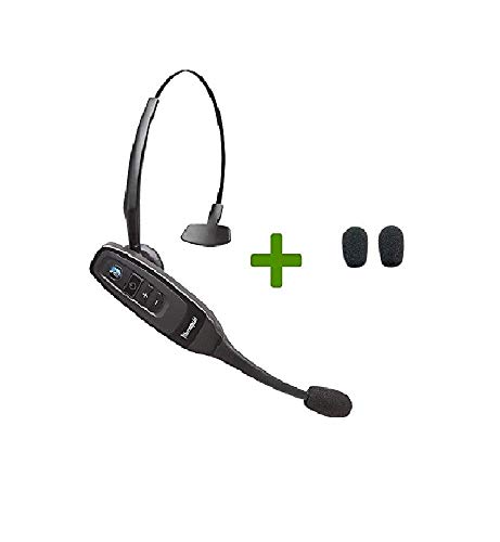 BlueParrott C400-XT Bluetooth Headset VXI-20415, Noise-Canceling, NFC Ready, Bonus Microphone Cushions, Auricular Bluetooth