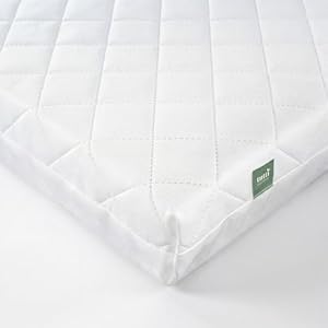 Tutti Bambini Sprung Cot Mattress 140 x 70 cm - Hypoallergenic, Breathable & Wipeable Baby Mattress for Travel Cot & Crib, Soft & Supportive Home & Travel Cot Mattress (140 x 70 x 10 cm)
