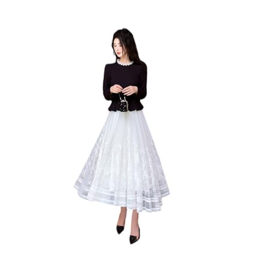 Robe longue 2 pièces en patchwork vintage français pour femme