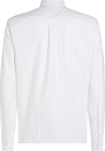Image of Tommy Hilfiger Men's Long Sleeve Oxford Shirts in Regular Fit, Men's Button Down Shirts, Also Available in Big and Tall