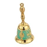 GLSTOY レトロメタルハンドベル 高齢者用快適ハンドル ベッドサイド呼び出しディナーベル 教室やレストラン対応 錆びにくい耐久設計 アー