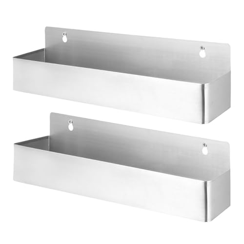 Haploon Single Speed Rail 2 PCS Stainless Steel Liquor Bottle Holder Rack