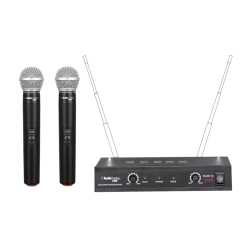 Set Microfoni Wireless Vhf A Frequenza Fissa - Audiodesign Pamv10