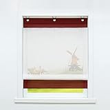 Packung : 1 Stück mit Röhrchen (Breite 45-60cm mit 4 Röhrchen, Breite 80-120cm mit 6 Röhrchen; Breite 45-80 cm mit 2 Haken, Breite 100-120 cm mit 3 Haken)