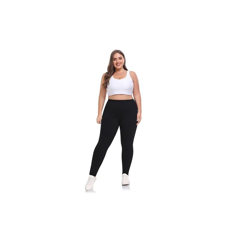 ZERDOCEAN-Womens-Plus-Size-Fleece-Lined-Leggings-Winter-Warm-Thermal-Yoga-Workout-Pants-with-Pockets