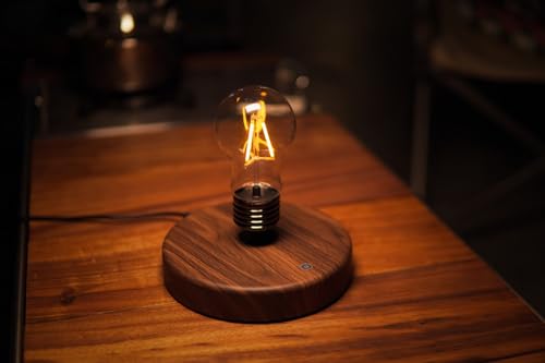 Levitating Floating Light Bulb, Magnetic Levitation Wireless Bulb Lamp — view 3
