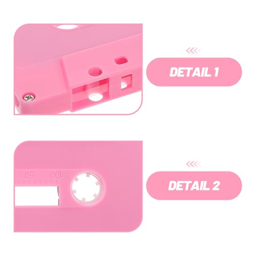 Caja de almacenamiento retro de casetes para decorar la sala de estar 4