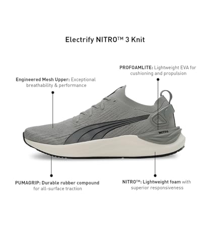 Image of Puma Men Electrify Nitro 3 Knit Running Shoe