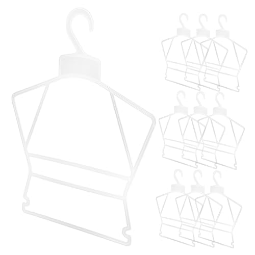 Cabilock 10pcs Clothes Hangers Nursery Closet Hangers with Slip Design Compact for Newborn Clothing for Closet Storage and Drying