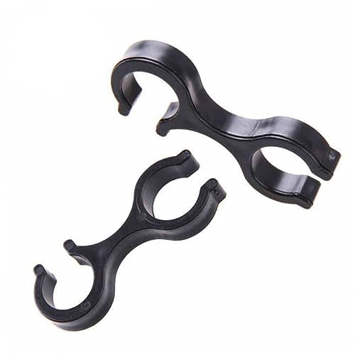 COHEALI 8pcs Walker Accessories: Pole Clamps, Rotatable Clasps, Trekking Pole Clips, Walking Stick Brackets, Alpenstock Storage Cane