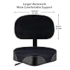 TENTOTEN Drum Throne with Backrest Drum Chair, Portable Removable Drum Throne Seat Motorcycle Style Hydraulic Drum Stool for Adults with Adjustable Backrest & Memory Foam (Black Velety) #1