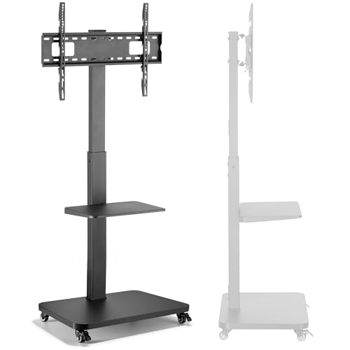 Xantron® TV Ständer Rollbar Höhenverstellbar für TVs bis 75 Zoll [mit...
