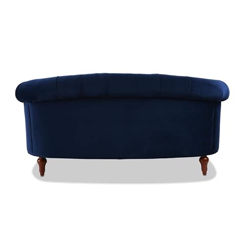 Jennifer Taylor Home La Rosa Loveseat, Navy Blue #TOP7