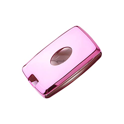 BROVACS Soft TPU Case Shell Cover Protector Holder Compatible with LAND ROVER Range Rover Discovery 5 JAGUAR Smart Remote Key Fob 5 Button SV9700 Pink - Image 3