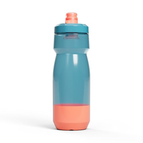 Image of CamelBak Podium Bike Squeeze Water Bottle, High Flow Easy Squeeze Design for Cycling Performance, 24oz, Mercury Teal