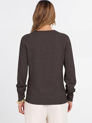 Image of ANRABESS Women Long Sleeve Rolled Neck Fall Lightweight Sweaters Top