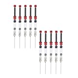 Zerodeko 10 Stück Füllfederhalter Tintenkonverter aus Kunststoff Universell Kompatibel für Eu Standard Füller Leicht zu Reinigen Kompakt für Büro und Schule