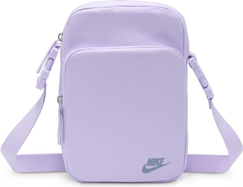 Nike Heritage Crossbody, Bolso Cruzado Unisex Adulto, Lilac Bloom/Lilac Bloom/Ashen Slate, Talla única
