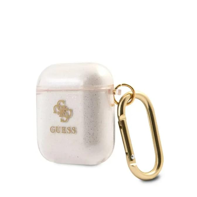 Guess Guapucg4gd Airpods Pro Dourado/Dourado Glitter Collection, Gold - Image 4