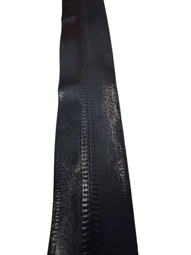 Fermeture éclair étanche en nylon TPU noir brillant avec 10 curseurs premium