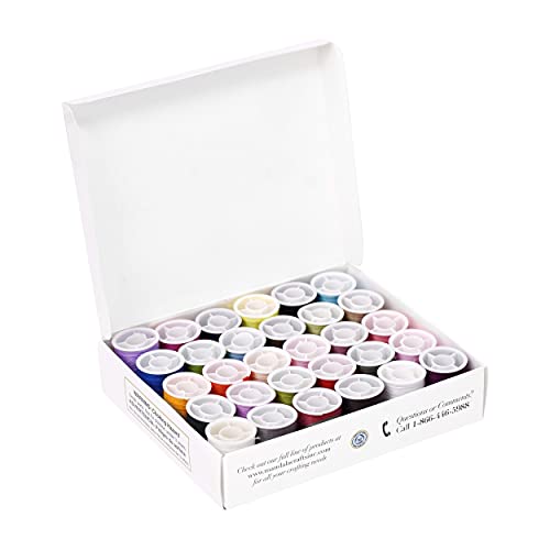 Kit 30 Hilos De Costura Multicolor 20 Yardas Cada Uno miniatura 2