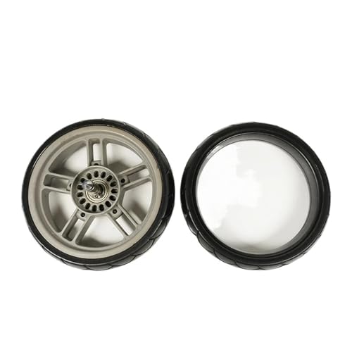 Stroller Wheel Tire Compatible with Uppababy Cruz V1 Back Wheel Tyre PU Tubeless Full Compatible DIY Baby Buggy Replace Accessories