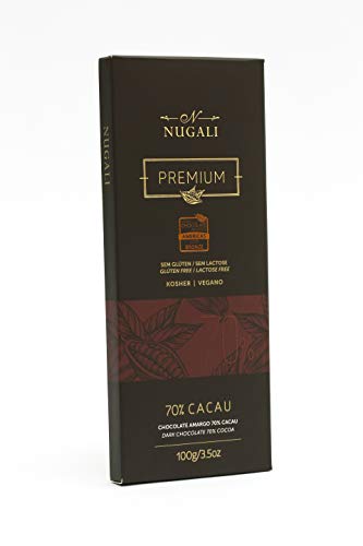 Tablete Chocolate Amargo 70% Vegano 100g Nugali