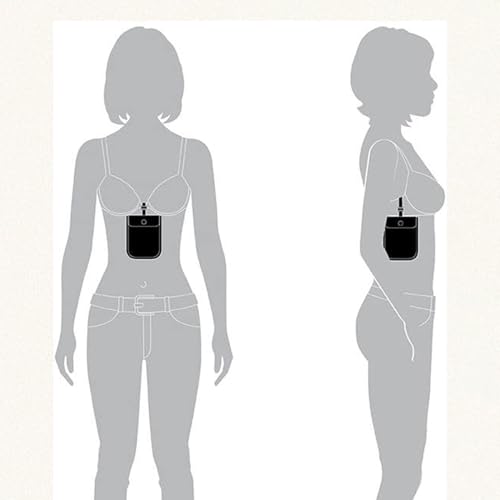 HsentimenH Reise BH Geldbörse für Frauen, BH-Tasche Undercover Versteckte BH-Geldbörse, Anti-Diebstahl BH-Brieftasche mit Einstellbar Gummiband, Versteckte Stash-Tasche Geldbeutel für Reise und Sport