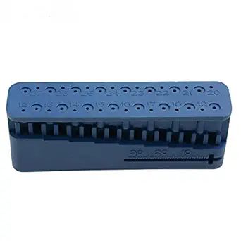 InstruDent Dental Mini Endobloc | Autoclavable | Durable | 32 Depth Guides | Accurate Measuring Device for Files, Paper Points, etc