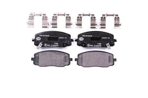 Plaquettes de frein HELLA 8DB 355 006-571 avec témoin d'usure pour Hyundai et Kia