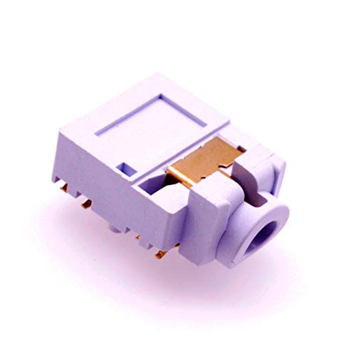 Image of Deal4GO Original Replacement 3.5mm Headphone Jack Audio Socket for Xbox One Elite Controller 1697 & 1698 Headset Port White (Long Version)