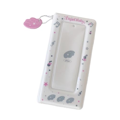 Arecobticy Álbum de fotos con 20 bolsillos, organizador de tarjetas para tarjetas fotográficas de 6 x 2.2 pulgadas, álbum de tarjetas
