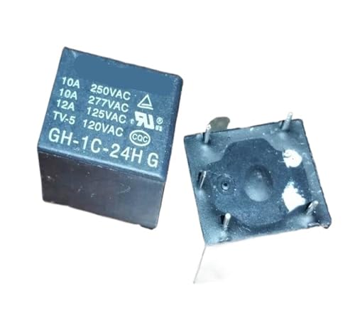 Relé GH-1C-24HG T73-1C de 5 pines 24V para circuitos impresos PCB