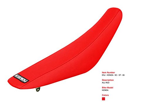 Enjoy Mfg Seat Cover - Compatible Fit for 2000-2001 Honda CR 125 CR 250 - All Red Standard #59