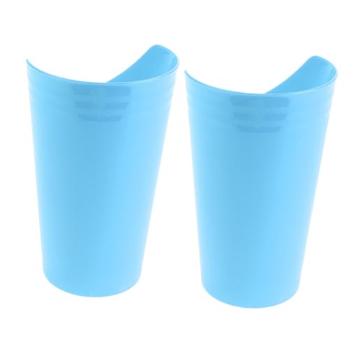 ADOCARN 2pcs 高齢者用シッピーカップ こぼれ防止設計 食品グレード素材 ベッドサイド対応 寝たきり患者向け飲みやすい介護用ドリンクカップ
