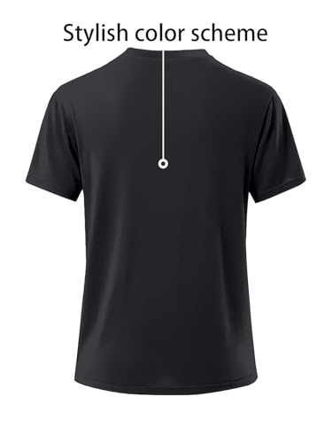 Men's Short-Sleeved Graphic T-Shirt Letters Fashion Printing Round Neck T-Shirt3