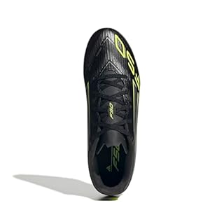 Adidas Unisex-Adult F50 Club Turf, Black/Iron Metallic/Lucid Lemon, 11.5