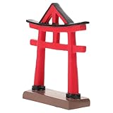 Ornements de jardin d'extérieur - la sculpture torii offre une décoration à votre aquarium et constitue un excellent lieu de jeu pour les poissons