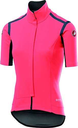 CASTELLI 4519536-288 Gabba Ros W Women's Jacket Brilliant Pink/Dark Steel Blue M