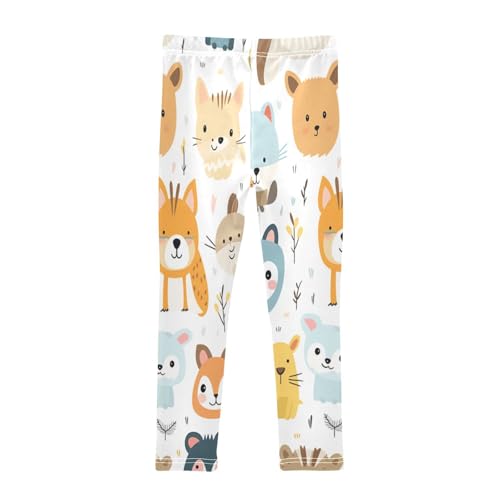 Toddler Girls Leggings Printed Yoga Pants Leggings Animals Lion One for Kids2