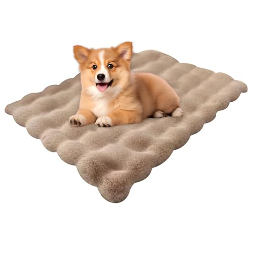 Cama para gatos – Alfombra de cama de felpa para gatos, alfombra de cama para gatitos | Alfombra de dormir para perros – Cojín de nicho para perros, alfombra calefactora para gatos, alfombra de cama