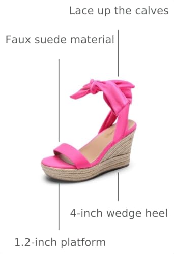 Image of DREAM PAIRS Women's Espadrille Wedge Sandals