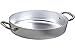 Pentole Agnelli ALMA10660 Sartenes de aluminio profesional de 3 mm, cacerola baja con 2 asas, 60 L