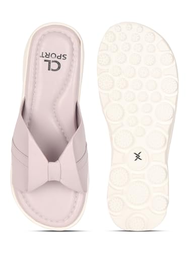 Image of Carlton London women's Comfort Slide Sandals with Bow