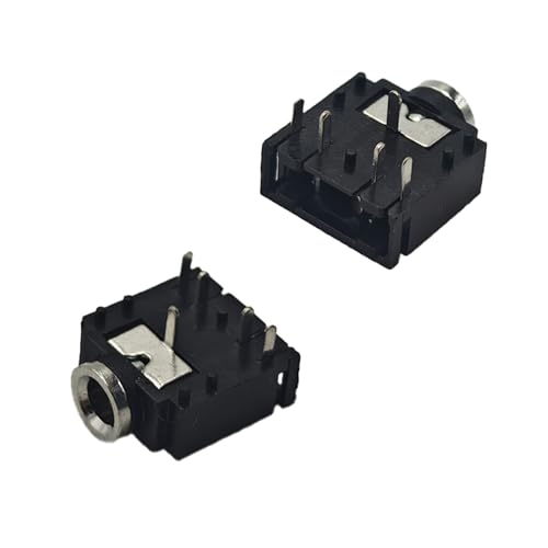 40 piezas conector hembra estéreo 3.5mm PJ-307 miniatura 3