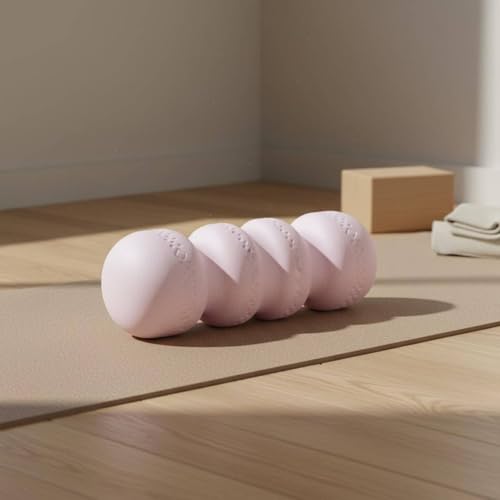 Rodillo de espuma Vaveren para masaje miofascial, polipropileno expandido con textura ergonómica, adecuado para atletas, trabajadores de oficina y uso doméstico para aliviar la tensión, color negro, dureza 55 miniatura 3